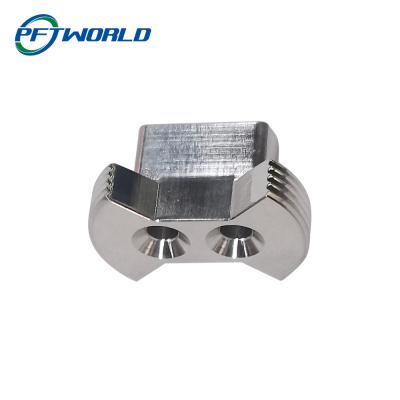 China Titanium Metal CNC Turning Milling Parts Stainless Steel Brush Surface for sale