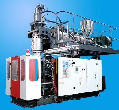 China Adopt accumulator die head extrusion blow molding machine 20L chemical tank for sale