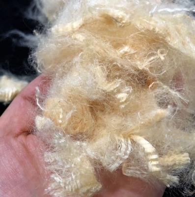 China Fibra ULTRAVIOLETA de la proteína de la soja de la prueba, fibras naturales blanqueadas de la materia textil del final hidrofílico en venta