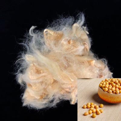 China 1.5D 2D Natural Protein Soybean Fiber UV Protection Antibacterial for sale