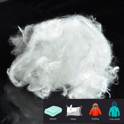 China Recycled Stuff Regenerated Polyester Staple Fiber White for sale