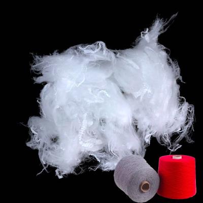 China White Color Fabric Type Staple Fiber High Strength For Spinning for sale