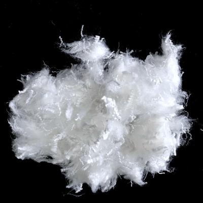 China Siliconized Recycled PSF Fiber , Soft Super Short Fiber 0.5D×12mm for sale