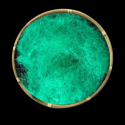 Chine Dopant mat d'haltère de vert de jade le plein a teint le × 64mm de la consommation basse d'énergie de fibre 11.11Detx à vendre