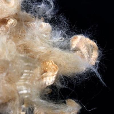 China 1.5D 2D Natural Protein Soybean Fiber For Spinning Or Filling for sale