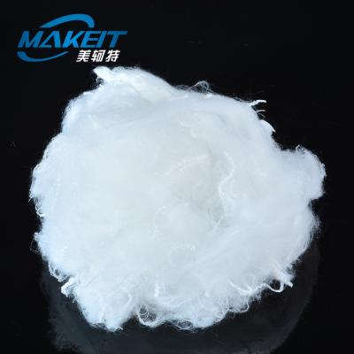 China Recycled Siliconized Micro Fiber / Down Like Fiber For Filling Pillows for sale