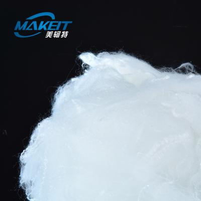 中国 マイクロ デニール繊維の白は上限のパッディングのためのマイクロ デニール繊維を着色する 販売のため