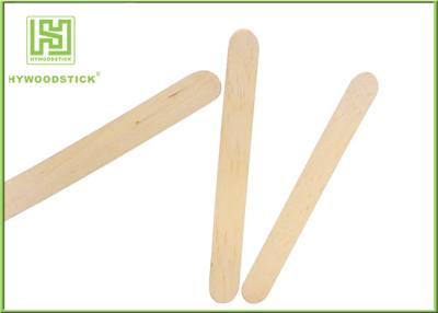 China Sterile Large Paddle Pop Sticks , 93mm Wood Skill Sticks Hot Stamp Logo for sale