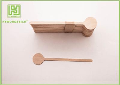 China Healthy Coffee Mixer Stick , Individually Paper Sleeve Wooden Drink Stirrers for sale