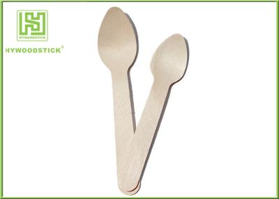 China Wooden Dinner Spoons Eco Friendly Cutlery For Restaurant , Customized Logo for sale