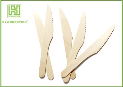 China Da cutelaria amigável de madeira de Eco do produto comestível de FDA gosto de madeira descartável da faca - livre à venda