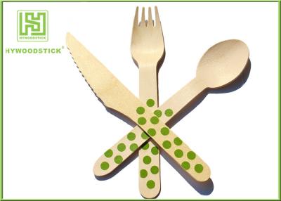China Packing Airline Disposable Wooden Eco Friendly Cutlery Set For Birthday Cake for sale