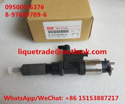 China DENSO 6376 genuine INJECTOR 095000-6376, 8-97609789-6 , 8976097896 , 97609789 for sale