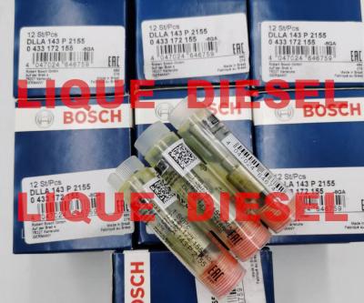 China BOSCH Genuine Fuel Injector Nozzle 0433172155 , DLLA143P2155 , 0 433 172 155 , DLLA 143 P 2155 for sale