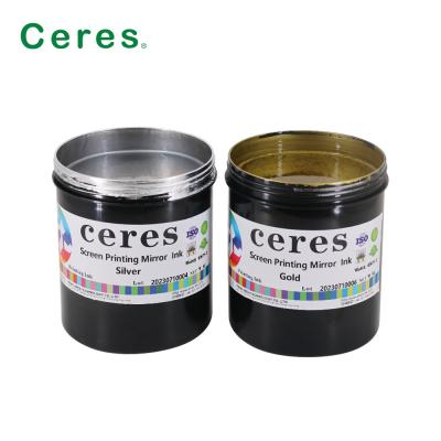 China High Gloss Screen Printing Mirror Ink For Printing On Transparent PET PVC Sheet 1kg / can for sale