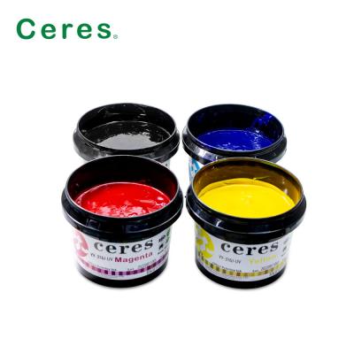 China Vivid Spot Color UV Offset Ink 1 Kg Can High Speed Pantone Printing Ink for sale