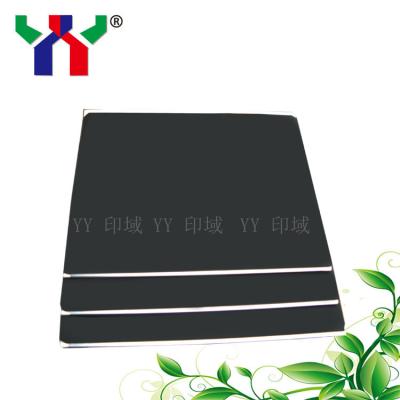 China Climate Neutral Ebony Offset Rubber Blanket 1.95mm Thickness Microground for sale