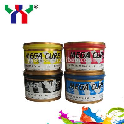 China Strong Gloss PE PET UV Offset Ink 1kg Can Pvc Printing Ink Cmyk Colors for sale