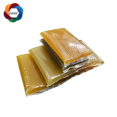 中国 付着力動物のゼリーの接着剤を85度の熱い溶解のゼリーの接着剤板紙箱 販売のため