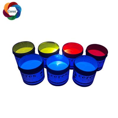 China Security Wavelength Uv Invisible Ink Yellow Flexo Inkjet Printer Ink Plastic Paper for sale