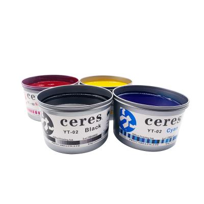 China Heller Farboffsetdruck-Tinten-Papier-Hochglanz Cmyk schwärzt Magenta mit Tinte zu verkaufen