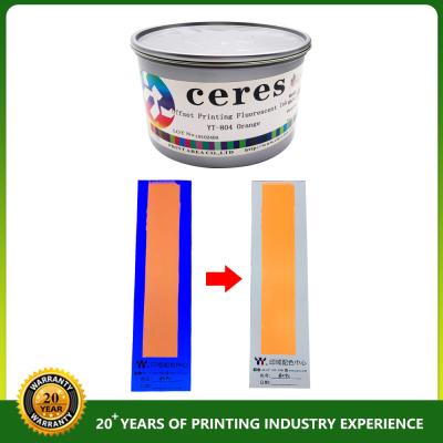 China Nature Dry UV Offset Ink Ceres Printing 801 807 Invisible Fluorescent Ink for sale