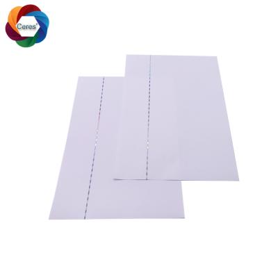 China A4 Hologram Security Bond Paper  With Watermark Cotton UV Invisible Fiber for sale