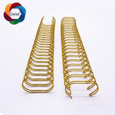 China School 0.8mm 0.7mm Double Loop Wire Metal Nylon Binding Coil Calendar for sale