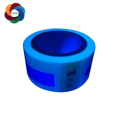 China PET 27 Mic Hot Stamping Film Uv Invisible Ink Blue Bopp Paper Lamination Film for sale