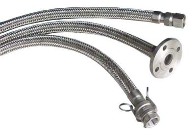 China Nut Metal Stainless Steel Braided Flexible Hose Pipe Customized Diameter 8-850mm for sale