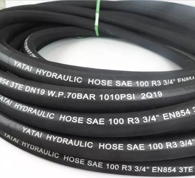 China Steel Wire Braided Hose Hydraulic Pipe OEM SIze High Pressure 1-100MPa for sale