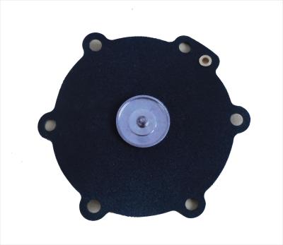 China Pressure Range 0-10 Bar Valve Round Rubber Diaphragm With Packaging In Carton for sale
