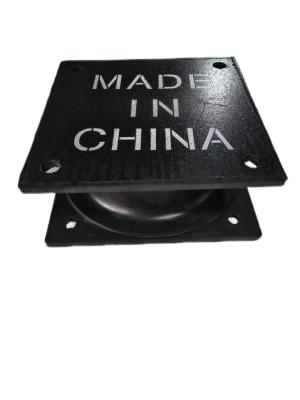 China Lightweight Black Rubber Shock Absorber Cylindrical Design For Wide Temperature Range Te koop