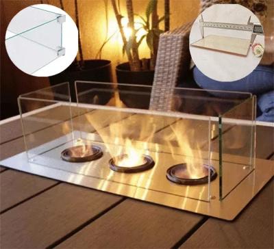 Chine Remplacement en verre en céramique transparent de pièce de rechange de porte de cheminée de feuille de résistance à la corrosion à vendre