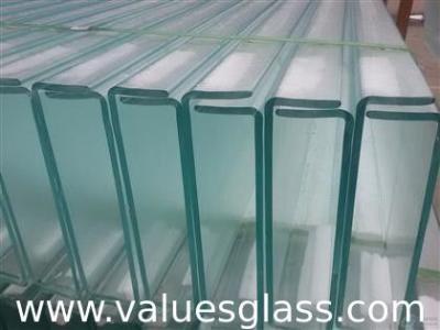 China Thermal Insulated U Glass , Low Iron Glass For Exterior Glass Wall Decoration for sale