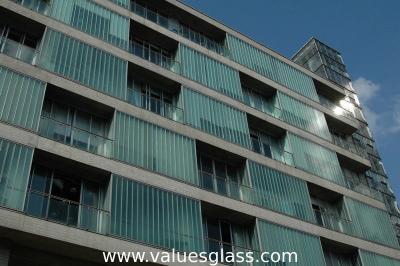 China High Grade U Shaped Glass , Tempered Glass Panel With Smooth Surfac for sale