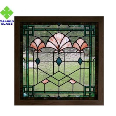China Textured Surface Stained Glass Decorative Panels With 70 Different Colors for sale