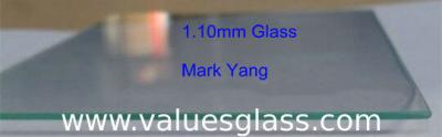 China Strong Alkali Resistant Ultra Thin Glass With Excellent Smooth Surface for sale
