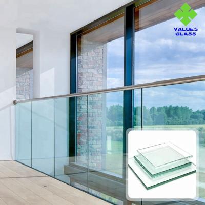China 8mm 10mm 12mm Balstrade Glass Shower Glass , Tempered Glass For Doors And Windows for sale