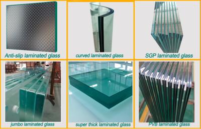 China Seguridad hojas endurecidas 21,5 milímetros del vidrio laminado para el multicolor de las puertas en venta