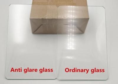 China High Transmission Anti Newton Transparency Diffuse 1mm Non Glare Glass for sale