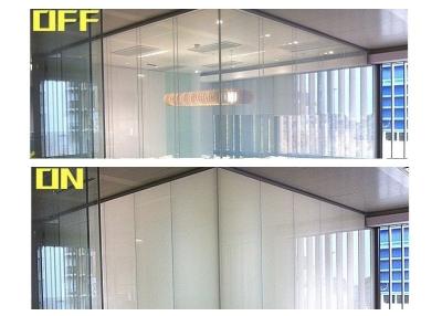 China Bullet Proof Shading 39dB Laminated Tint Switchable Smart Glass for sale