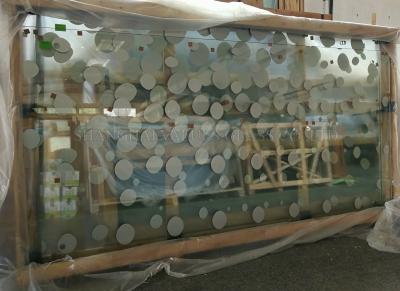 China borde impreso laminado moderado al aire libre de Grinded del vidrio de 19m m en venta