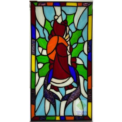 China Handcrafted Beveled Stained Window Glass Multi Color for sale