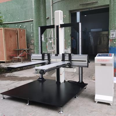 China Double Wings Electronic Products Drop Testing Machine For Package Products With Korea colorful touch screen control for sale