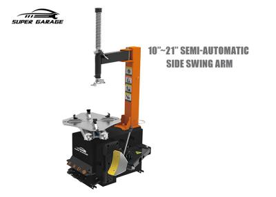 China Side Swing Arm Car Tyre Changer Machine Motor power 0.75kw / 0.55kw for sale