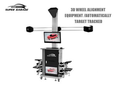 China Multi Language 3D Truck Wheel Alignment Equipment With Automatically Target Tracked for sale