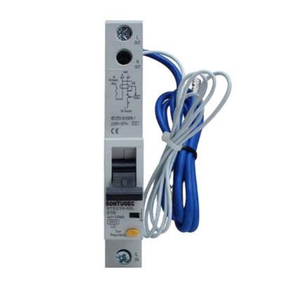 China 6KA 1P+N 40A/30mA Redual Current Circuit Breaker with over current protection RCBO Din rail installation Europe market en venta