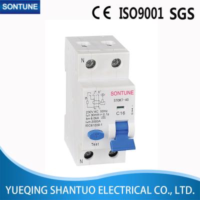 China 3 disyuntor de la fase RCBO, disyuntor magnético termal estándar EN61009  en venta