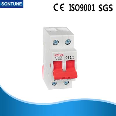 China Din Rail Electrical Isolator Switch Fixed Install Plastic Texture PA66 IEC60947.3 for sale